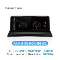 Buy cheap 2.0GHZ Bmw X3 Navigation DDVD Android 10.0 8 Core Resolution 1920X720P product