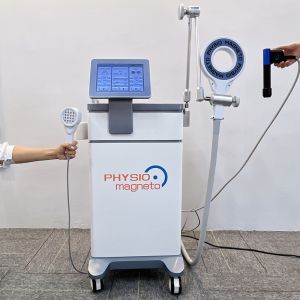 ESWT Shockwave Combine EMTT Magneto Physiotherapy Machine With Water Cooling