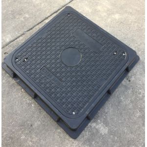 Composite Resin BMC / SMC / FRP Square Manhole Cover En124 With Different Color