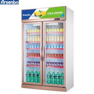 Buy cheap 320W Glass Front Commercial Beverage Refrigerator Microcomputer Classic Type from wholesalers