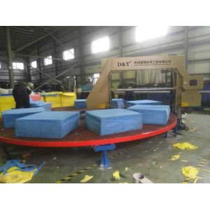Five Pieces Automatic Horizontal Foam Cutting Machine With Carousel Table