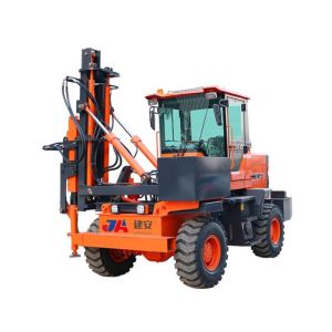 Buy cheap Construction Pile Driver Machine Hydrualic Guardrail Pile Driving Machine from wholesalers