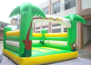 Buy cheap Mini Green Color Inflatable Bouncer , Palm Tree Bouncer For Outdoor Playing product