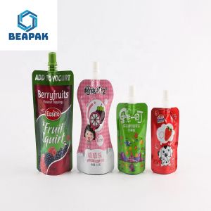 Buy cheap Soy Milk Drink Packaging Reusable Custom Spout Pouches from wholesalers