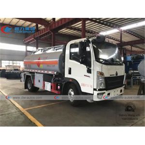Buy cheap 6cbm HOWO 4x2 Fuel Oil Delivery Truck With Dispenser from wholesalers