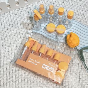 Hot Stamping 50ml Plastic Bottle for Customized Color Skincare Travel Set