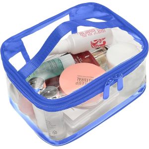 Buy cheap Large Clear Makeup Bag Zipper Waterproof Transparent Travel Storage Pouch from wholesalers