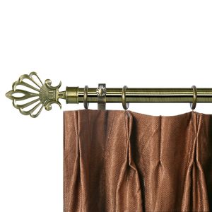 Buy cheap Bronze Plain Curtain Rod With Aluminum Finial For Indoor Decortation from wholesalers