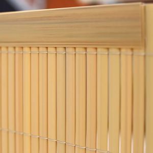 Buy cheap Durable Easy To Install PVC Bamboo Garden Fence from wholesalers