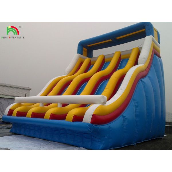Buy cheap High Quality Wet Inflatable Water Slide Water Pool Slide With Best Plato Tarpaulin Quality from wholesalers