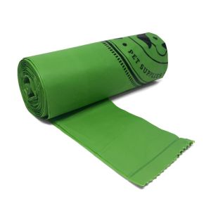 Buy cheap wholesale custom 100% biodegradable pet doggy poo bag dog waste bags with dispenser from wholesalers