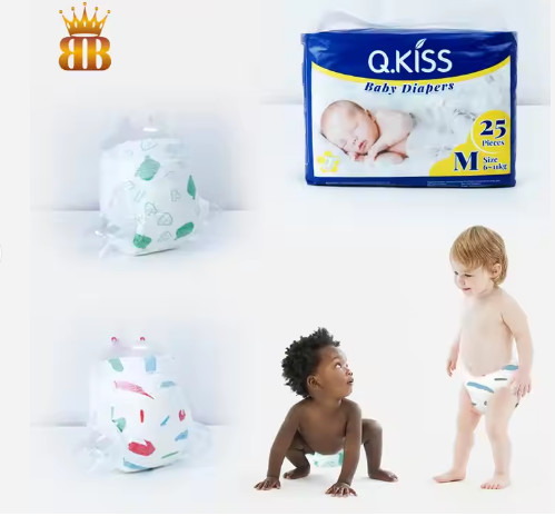 Q.Kiss Diaper Non-Woven Fabric Hydrophilic Hydrophobic Fast and Sufficient