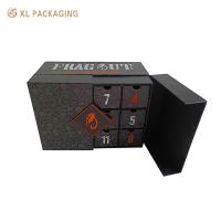 China 12 Day Wine Advent Calendar Box Custom Empty Christmas Countdown Gift Box for sale