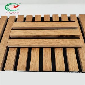 Buy cheap Practical Slatwall Sound Acoustic Panel Natural Oak For Ceiling from wholesalers