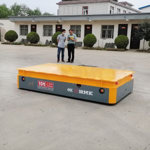 Buy cheap Automatic Steerable Industrial Transfer Cart DC Motor Directional Movement from wholesalers