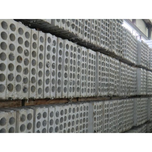 Fireproof MgO Prefab Hollow Core Concrete Panels / Prefabricated Interior Wall