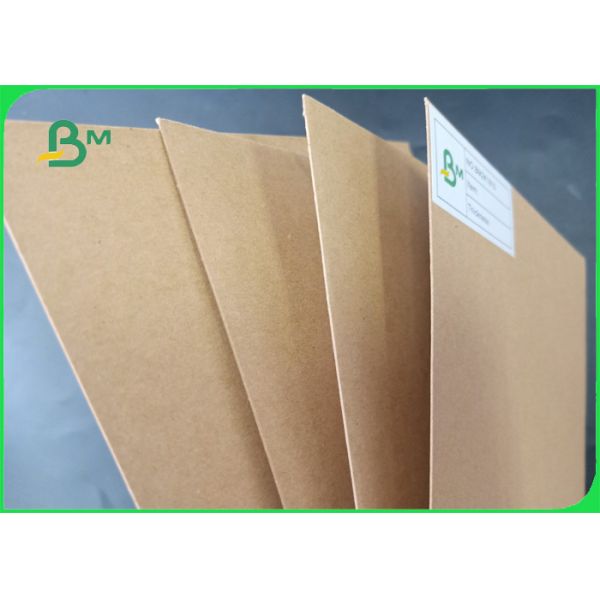 350gsm Tear Resistant 100% Wood Pulp Brown Kraft Liner Paper For Package
