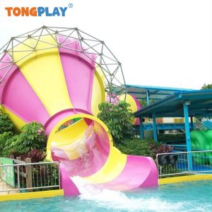 Buy cheap High Capacity Fiberglass Water Slide for Outdoor Entertainment with 480 Players per Hour and 12/14.5m Height from wholesalers