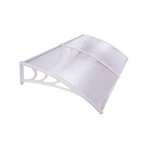 Buy cheap Aluminium Profile Connecting Parts 600*600mm Grey Polycarbonate Canopy from wholesalers