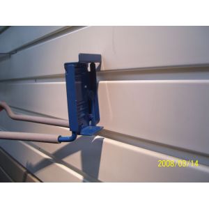 Buy cheap Decorative Wpc Plastic Garage Slatwall Panel Store Display Metal Basket from wholesalers