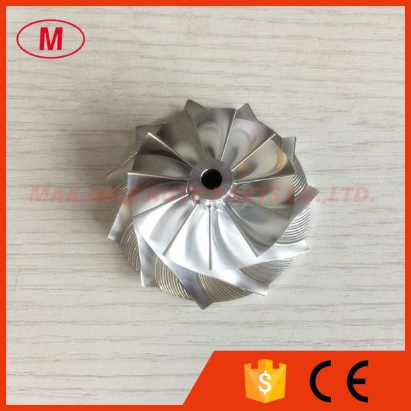 Buy cheap CT12 11+0 blades 43.08/58.03mm 17291-67010 turbocharger milling/aluminum 2618/billet compressor wheel for 17201-67010 from wholesalers