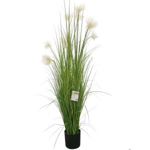 Buy cheap High Imitation Handmade Potted Artificial Onion Grass 145cm Height from wholesalers