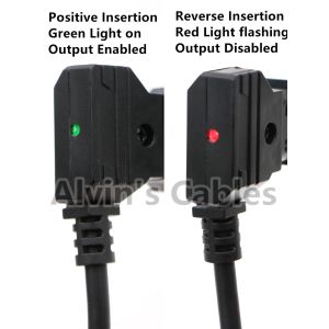 Right Angle 2 Pin Male Camera Power Cable Z CAM E2 S6 F6 AlvinTap Protective