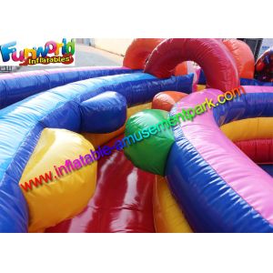 Buy cheap School Inflatable Obstacle Course Funworld Commercial Grade Giant Candy from wholesalers