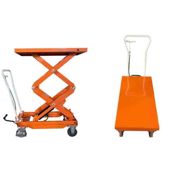 Buy cheap 300Kg Manual Double Scissor Lift Table Platform 1010mmx520mm from wholesalers