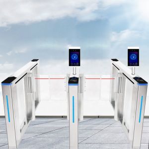 Buy cheap Aluminum Alloy Speed Gate Turnstile Intelligent Pedestrian Swing Barrier from wholesalers