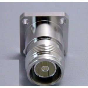 Buy cheap 4.3-10 female connector solder type panel mount for antenna base All brass 50ohm high quality silver plated pin from wholesalers