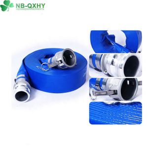 Watering Irrigation PVC Layflat Hose Customize Flexible Water Pump Hose 3/4"-16"