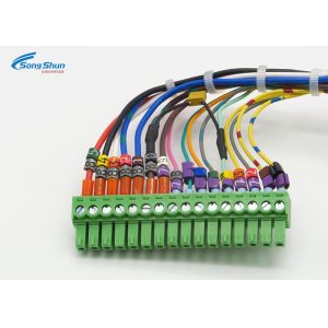 HDB 37Pin Plug Electrical Wiring Harness 3.81mm Terminal Blocks Laboratory