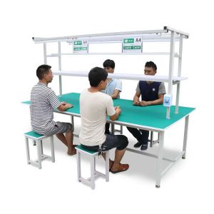 Buy cheap Custom Anti-static Workbench 120x60x160cm Steel Factory Table from wholesalers