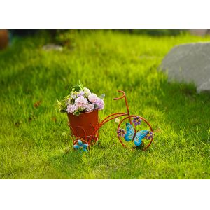 Buy cheap Various Color Design Metal Bicycle Shape Garden Pot Home Decoration product