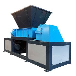 Metal Scrap Rubber Tire Shredder Machine Double Shaft Shredder Environmentally