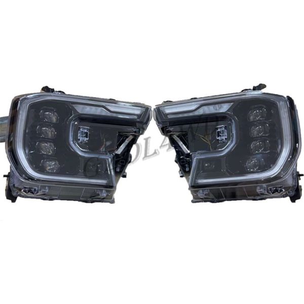 Buy cheap Smoke Black GZDL4WD Headight 4x4 Driving Lights For Ranger T9 XL XLT XLS Upgrade To Wildtrak from wholesalers