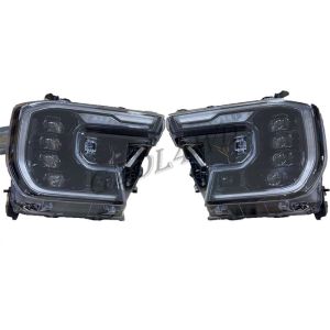 Buy cheap Smoke Black GZDL4WD Headight 4x4 Driving Lights For Ranger T9 XL XLT XLS Upgrade To Wildtrak from wholesalers