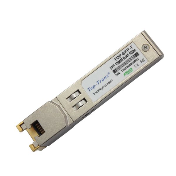 Quality GLC-TE Compatible 1.25G 1000M RJ45 100M Copper SFP Transceiver Optical Modules for sale
