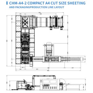 Buy cheap Compact Design A4 Sheeter with High Precision Cutting for 10 Tons Per Day A4 Production Line from wholesalers