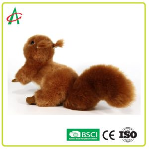 Angelber Squirrel Stuffed Toy 20CM With Furry Tail