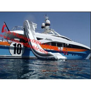 Mini water slide for boat aqua slide