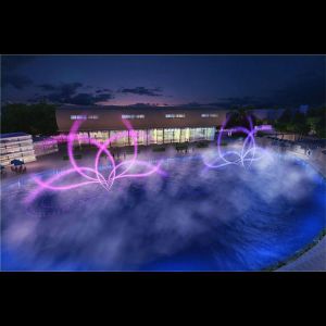 Buy cheap Electricity Powered Atomized Water Fountain With Silver Finish from wholesalers