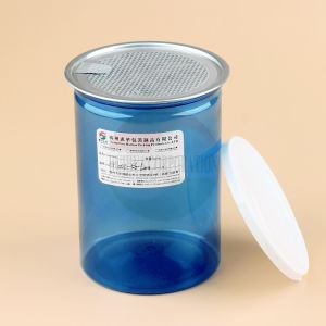 Buy cheap Sealable Jar Wide Mouth With Aluminum Lid And PE Lids Nuts And Cookies Storage Containers Candy And Snack Jar Transparent Food Grade Jam Jar Plastic from wholesalers