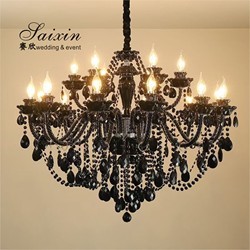 12 Light Crystal Chandelier Bedroom Lighting Event Ceiling Decor Larger Shade
