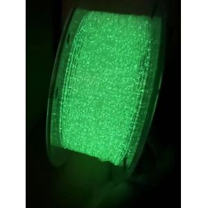Buy cheap Glow PLA 3D Printer Filament Toughness Enhanced Glitter Green Customized Request product