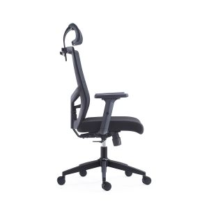 Buy cheap ODM Black Ergonomic Mesh Swivel Office Chair With Coat Hanger from wholesalers