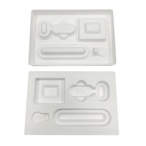 Buy cheap Disposable Wet Press Pulp Tray , Recycled Bagasse Custom Molded Pulp from wholesalers