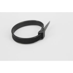 Buy cheap DM-9*180mm Black Nylon Material strong single loop lock zip ties from wholesalers