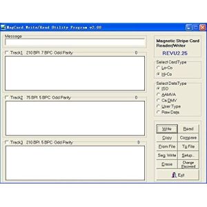 Buy cheap MSR605 Magnetic Stripe Card Reader Writer for Windows USB 3 Tracks and Software Suite from wholesalers